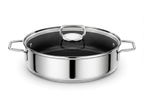 Classic Stainless Steel Округла тава со капак