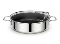 Classic Stainless Steel Округла тава со капак