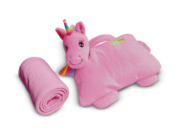 Dormeo Snuggle Bag - 3 во 1 Играчка со ќебе еднорог